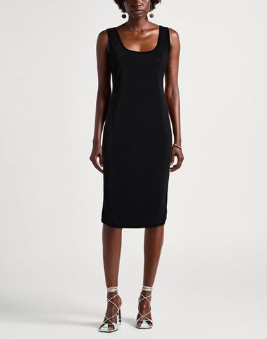 Woman Midi dress Black Size 0 Polyester
