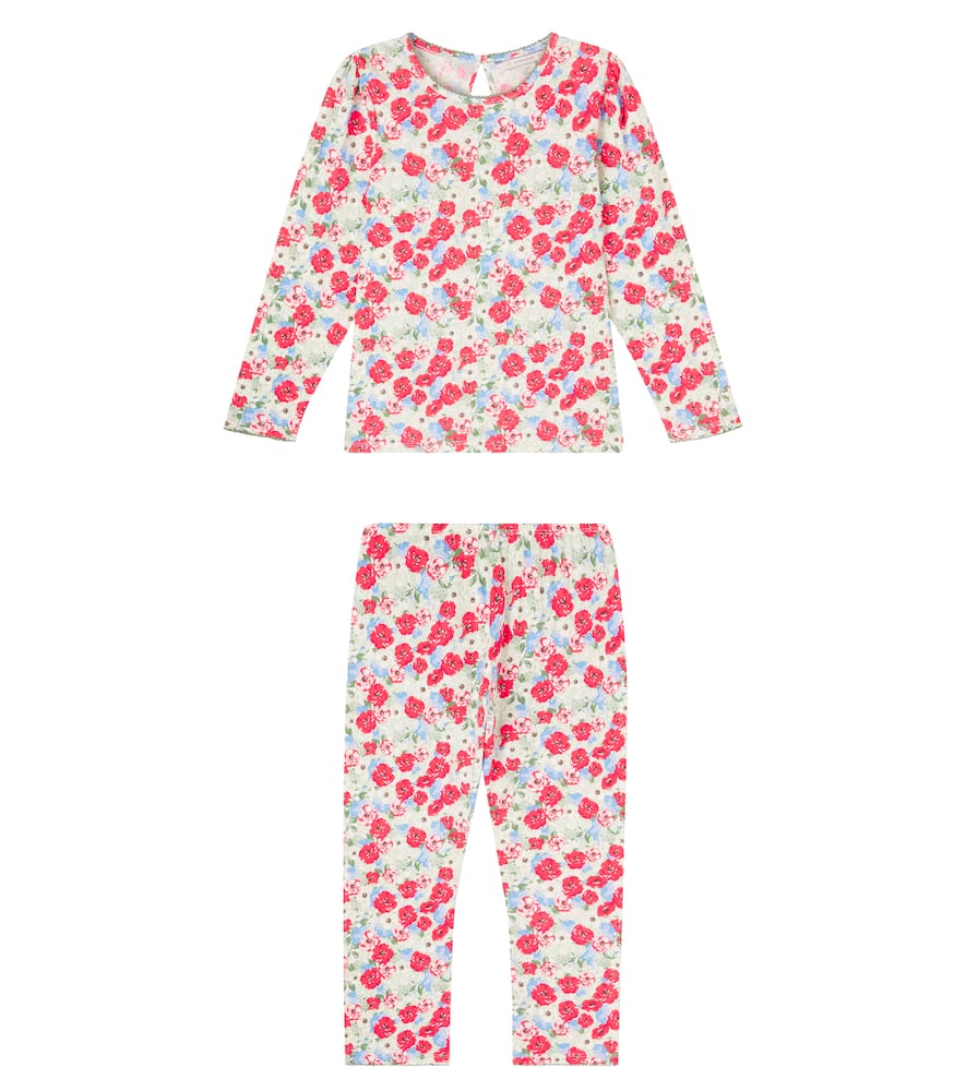 Konges Sløjd Babette floral cotton top and leggings set