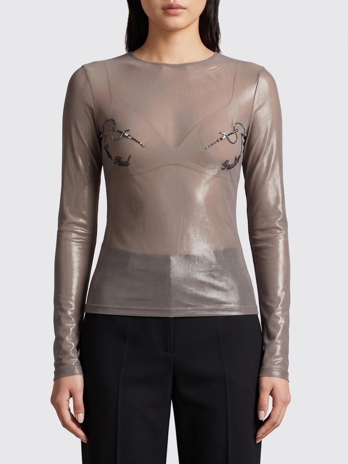 Top Woman color Grey