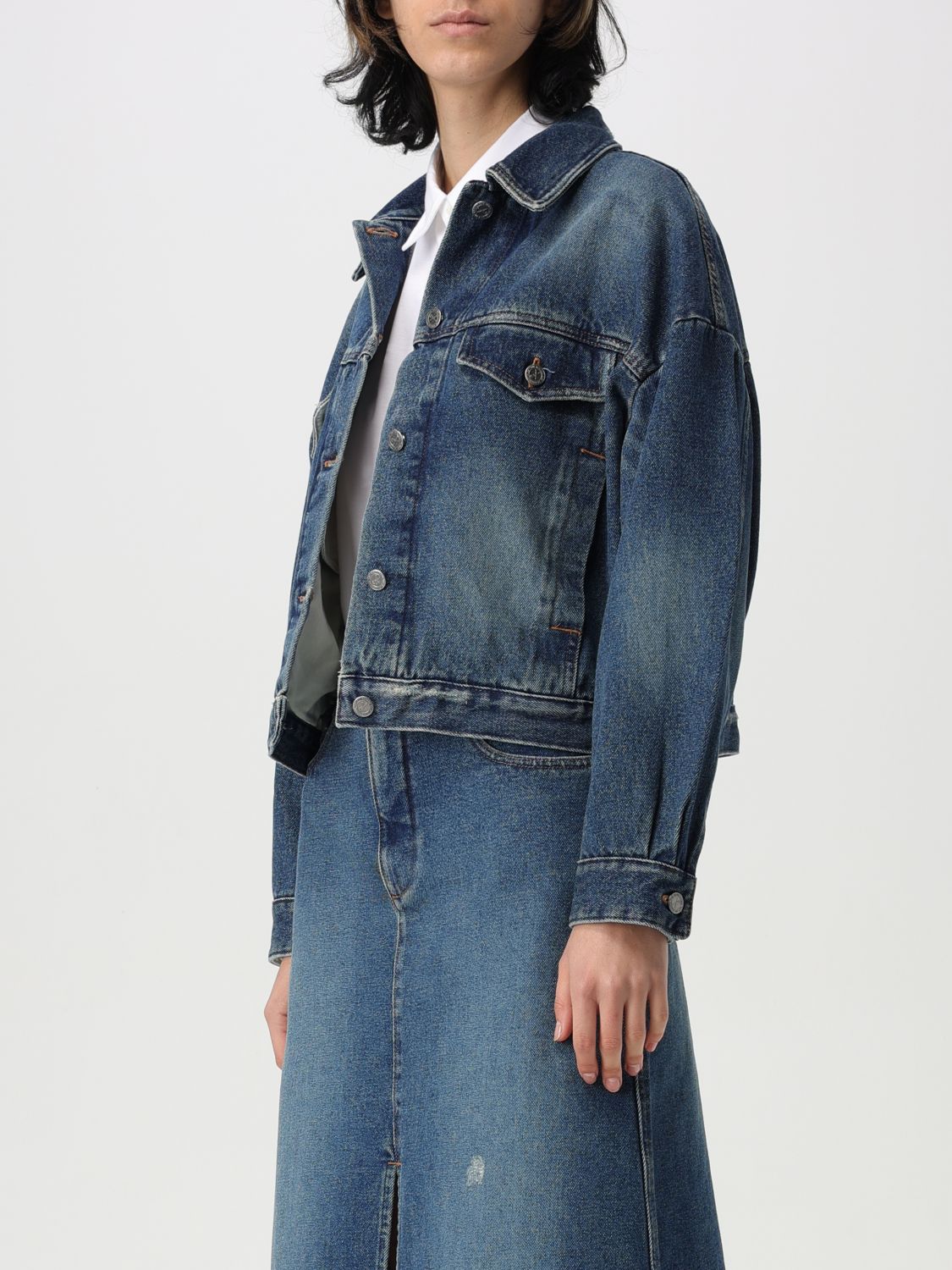 A. P.C. - Giacca Boxy In Denim Cally