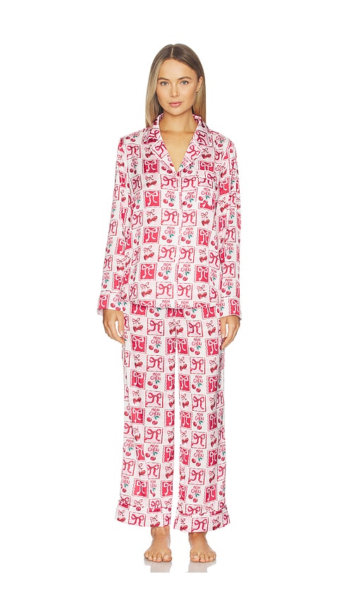Show Me Your Mumu Classic Pj Set in Red,Pink. - M also in L, S