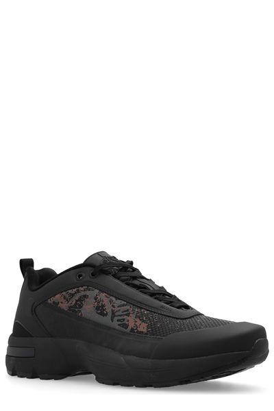 Stone Island Grime Round-Toe Panelled Sneakers