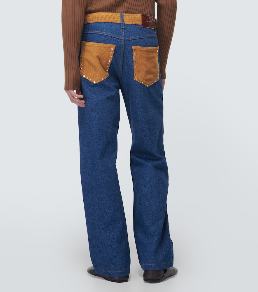 Wales Bonner Cymbal wide-leg jeans