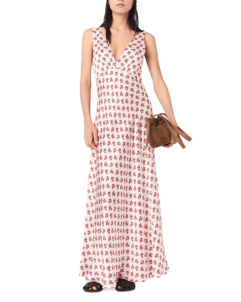 Renisity Printed Silk Dress