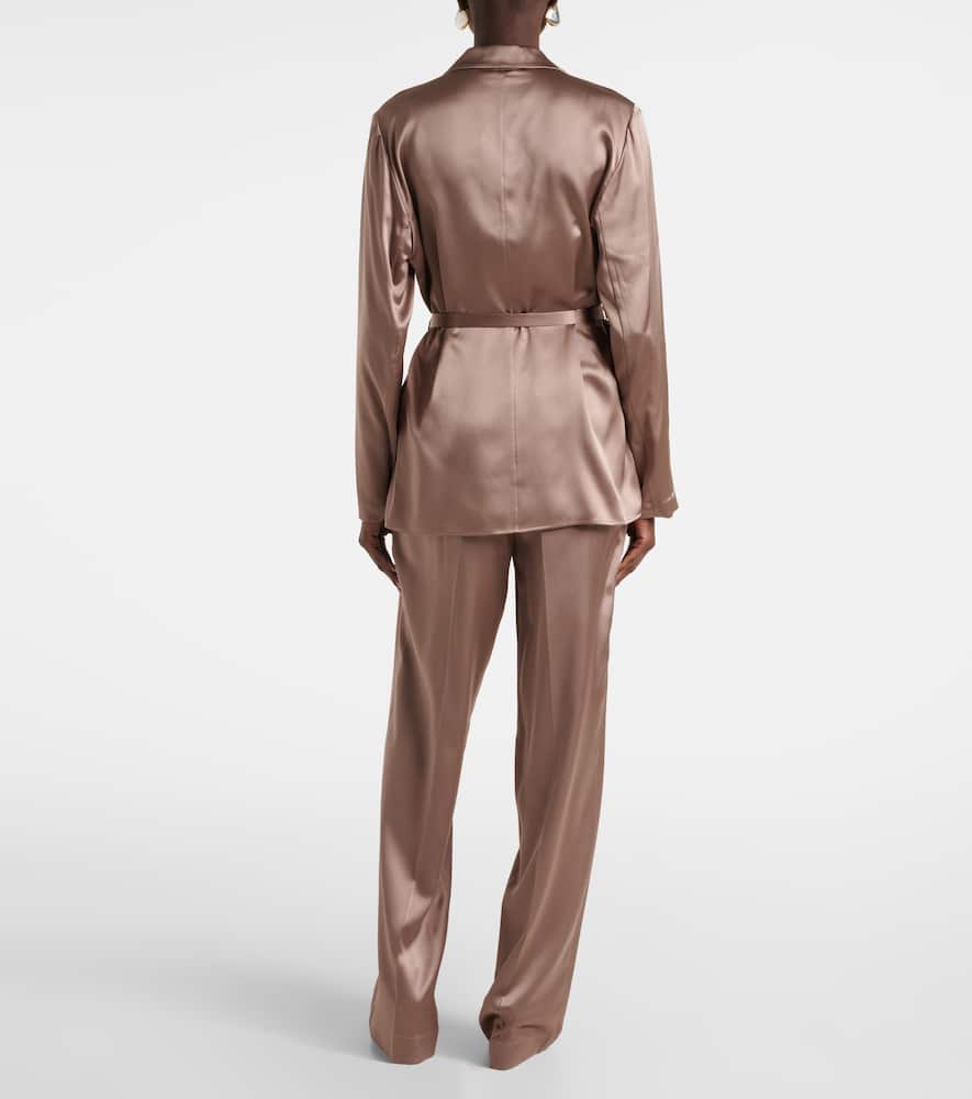 Joubert silk satin jacket