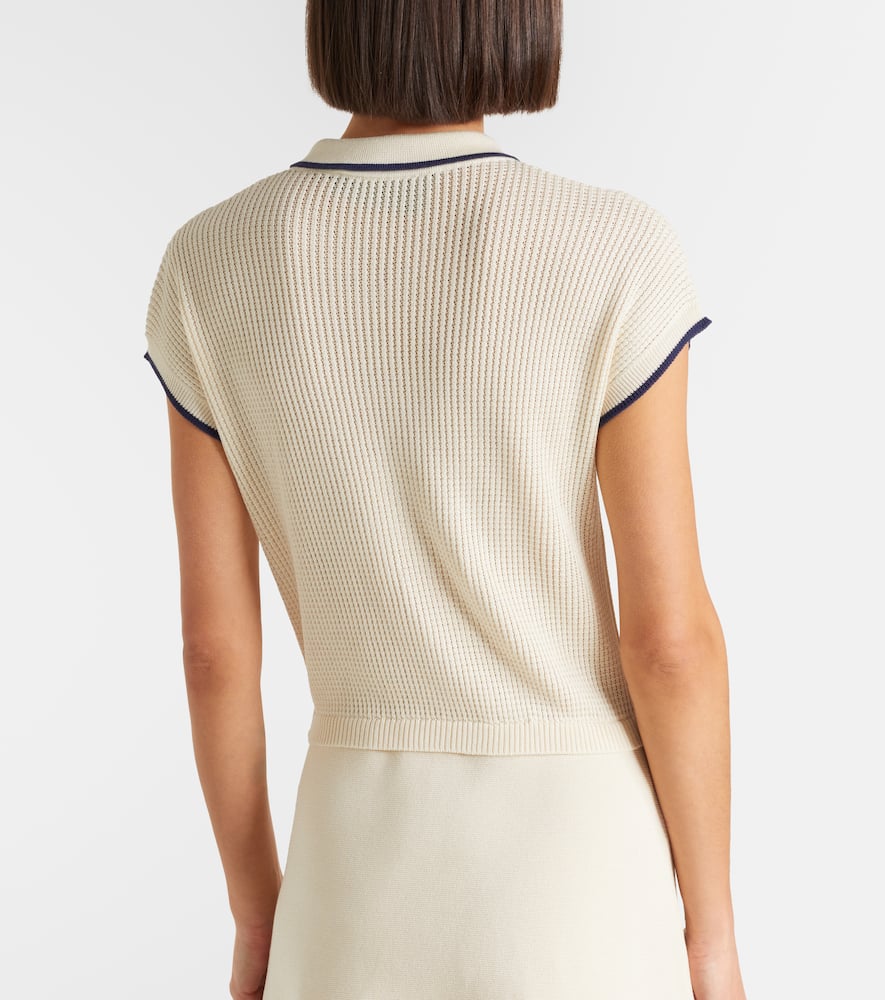 Chez cotton-blend minidress