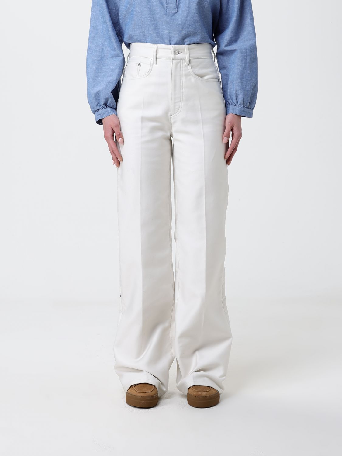 A. P.C. Jeans Woman color White