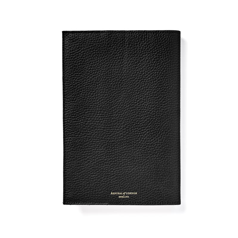 A5 Refillable Journal in Black Pebble