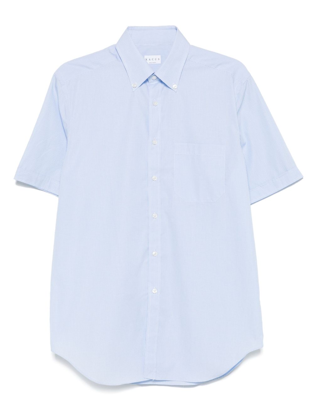 Xacus gingham-check shirt - Blue