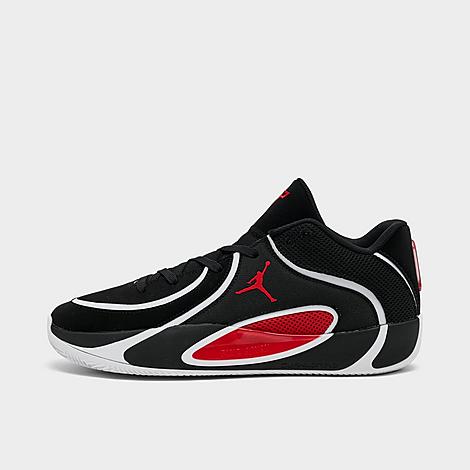 Men's Tatum 4 Basketball Shoes in Black/University Red/White