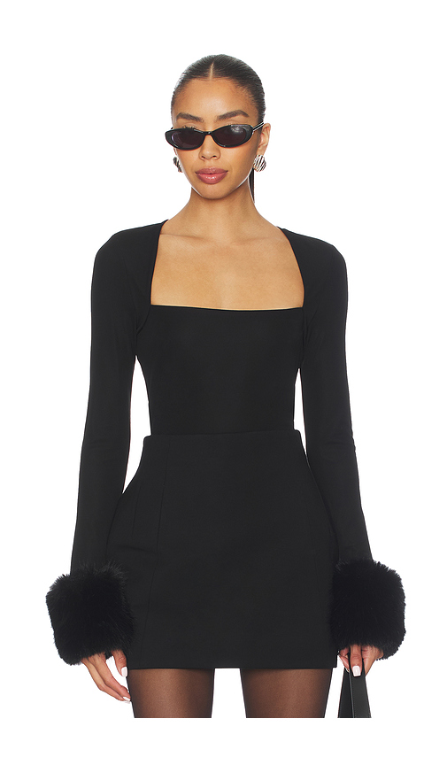 MAJORELLE Daphine Top in Black. L. Also in XS