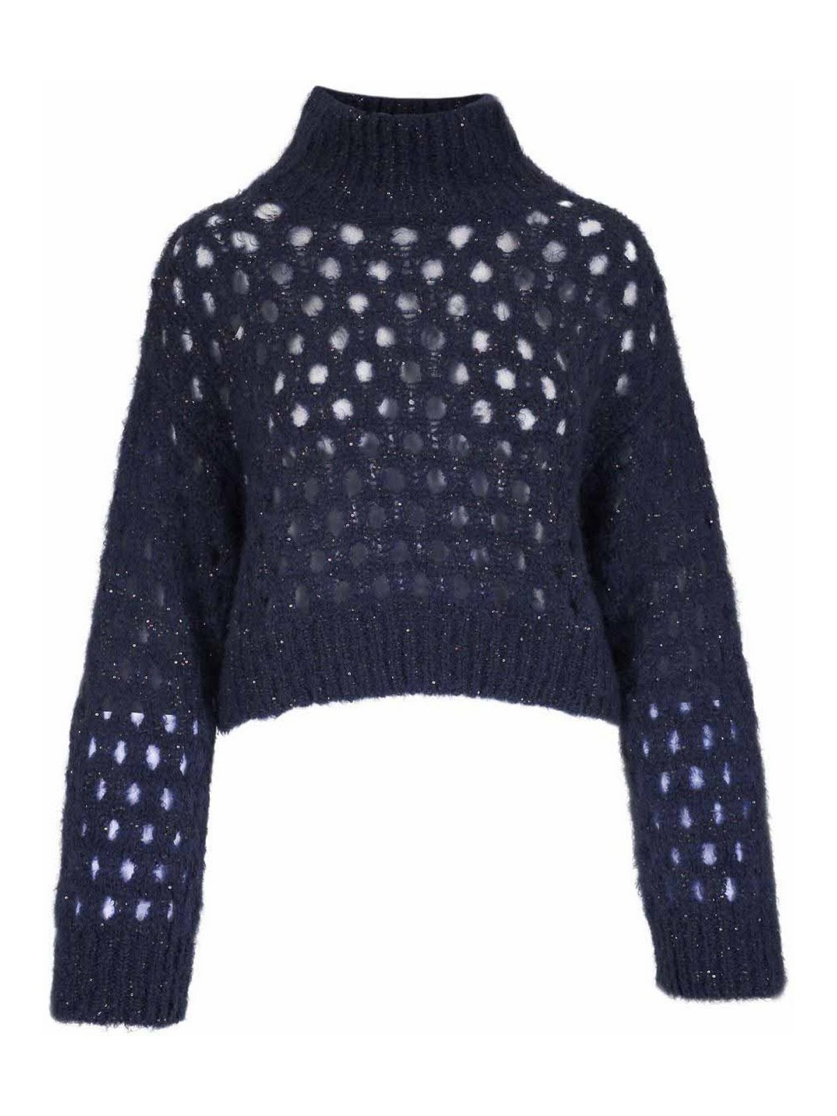 High neck sweater