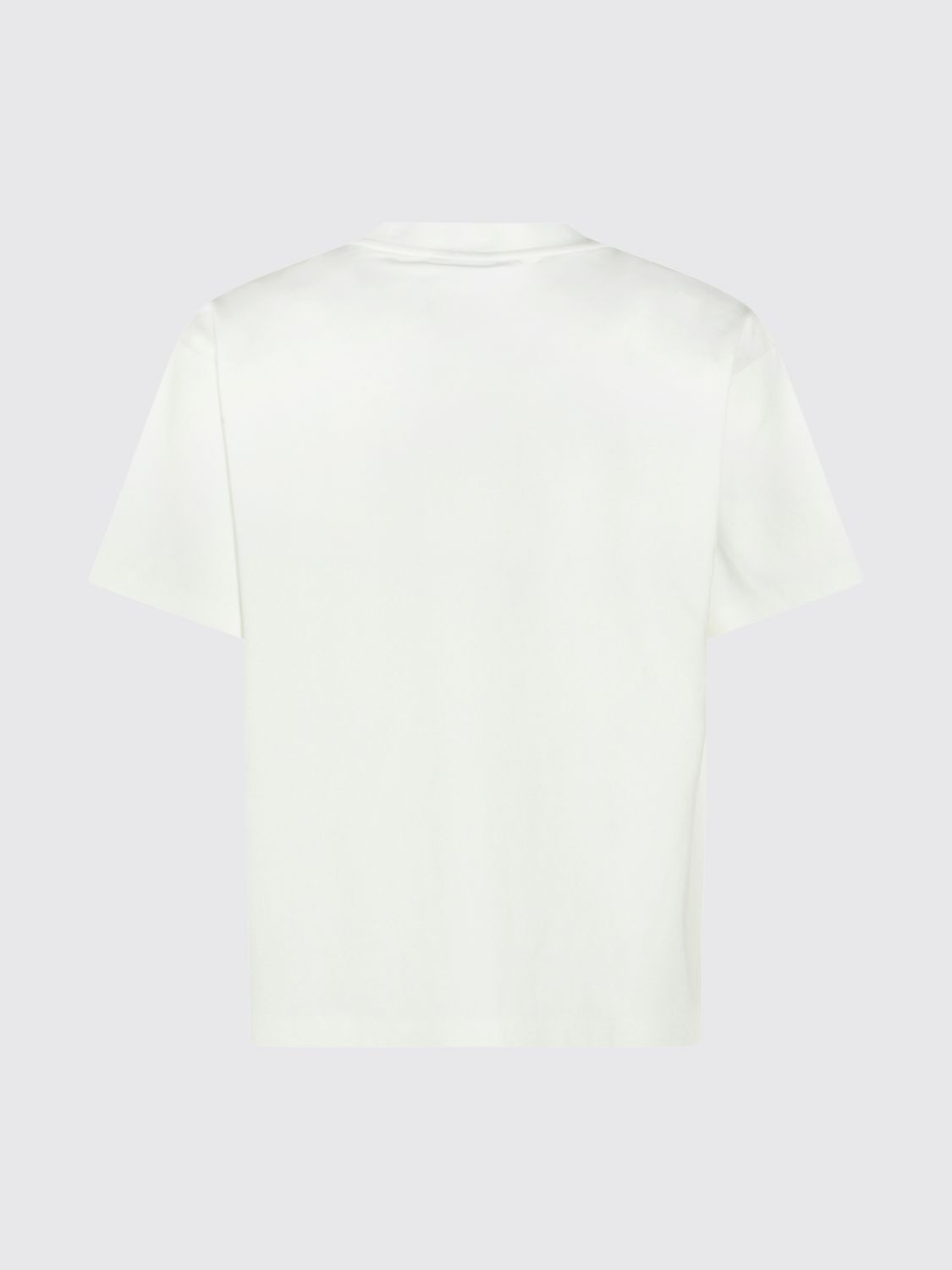 Cotton T-shirt with Graphic Print and Vintage Logo