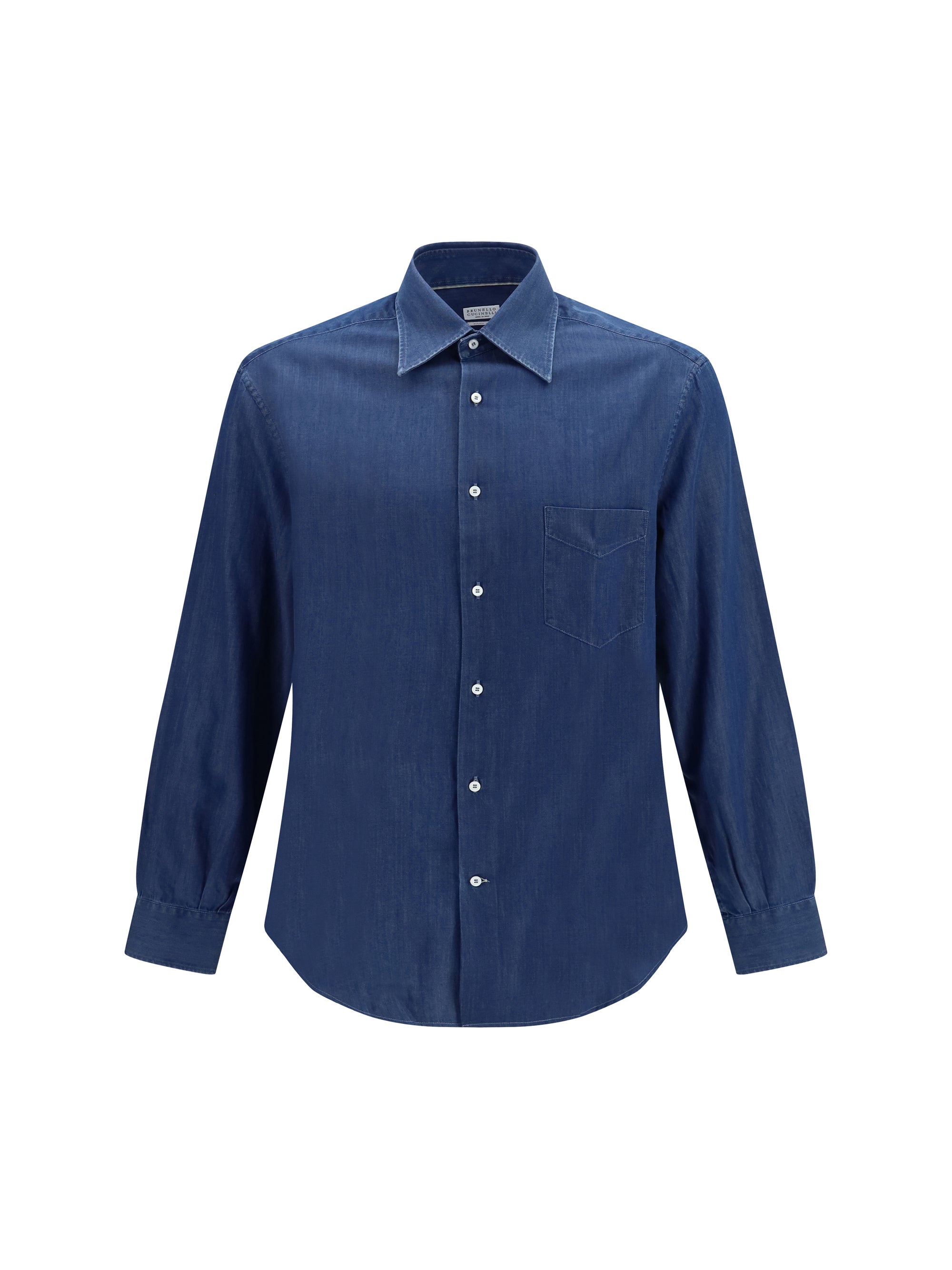 Lightweight Denim Shirt — Navy