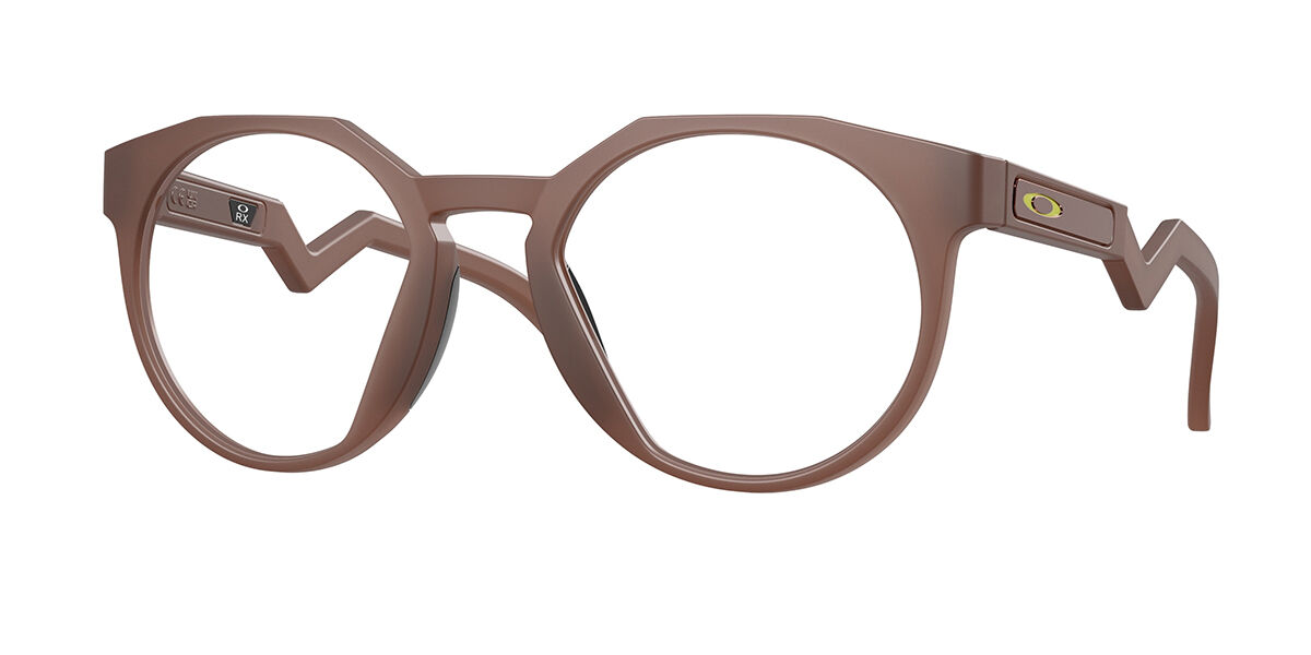 Oakley OX8139A HSTN RX Vestibilità Orientale 813911 Occhiali da Vista Marroni per Uomo Solo Montatura