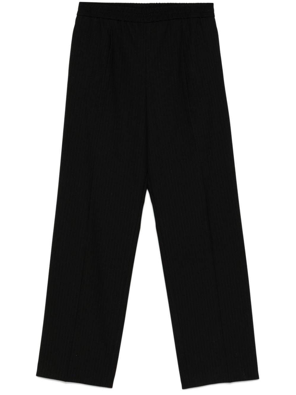 Pinstriped trousers - Black