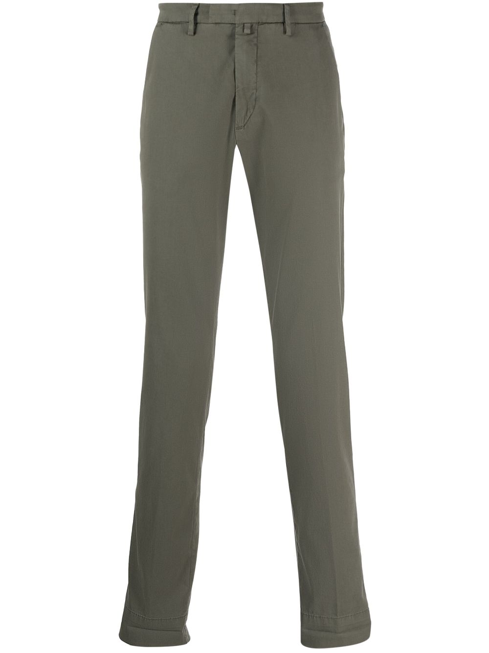 Slim-cut concealed-fastening chinos - Blue