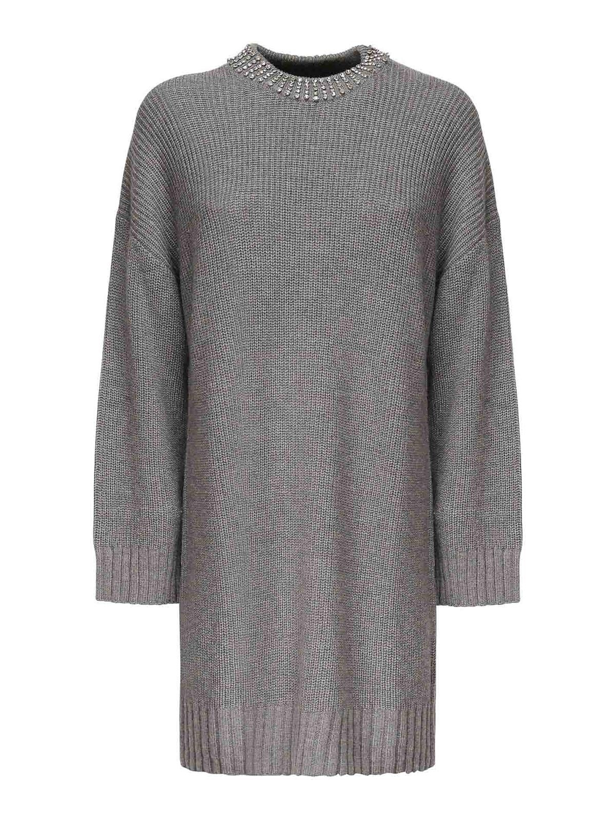 Ask Wool Blend Knit Dress