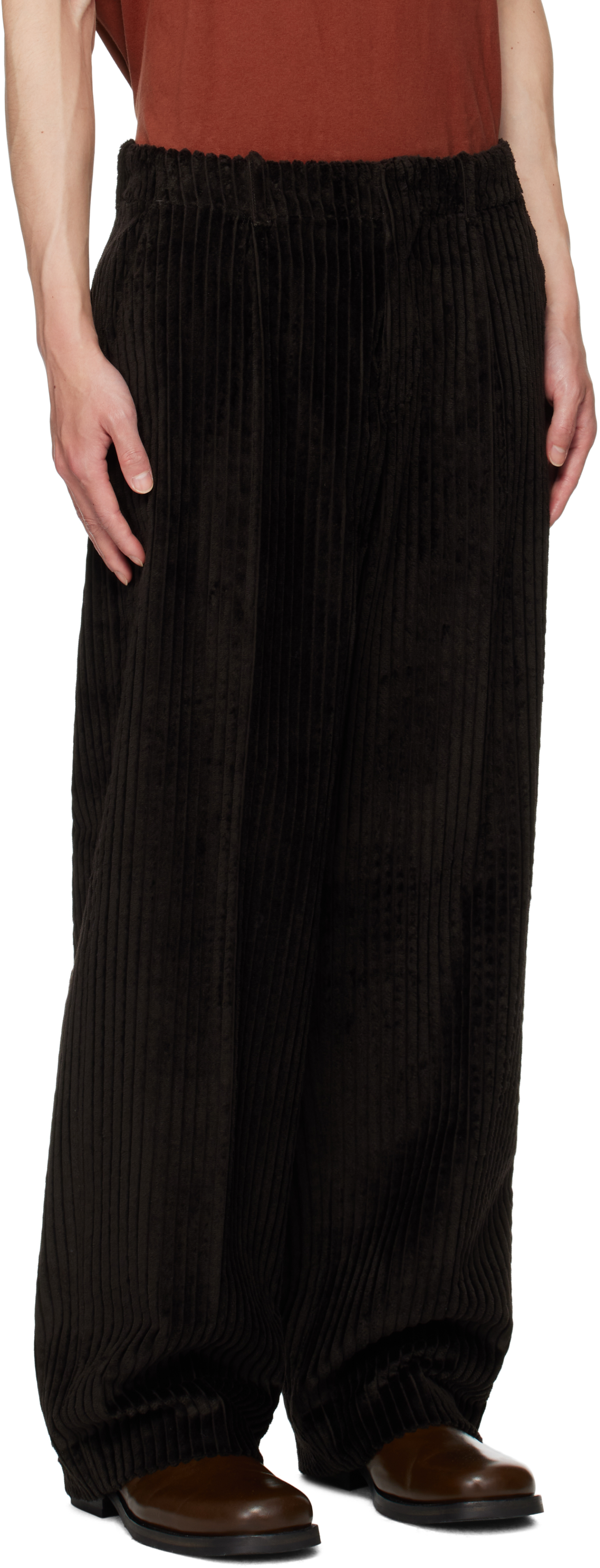 Brown Borrowed Chino Trousers