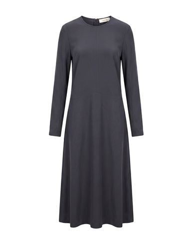 Woman Midi dress Charcoal Size 4 Viscose, Elastane