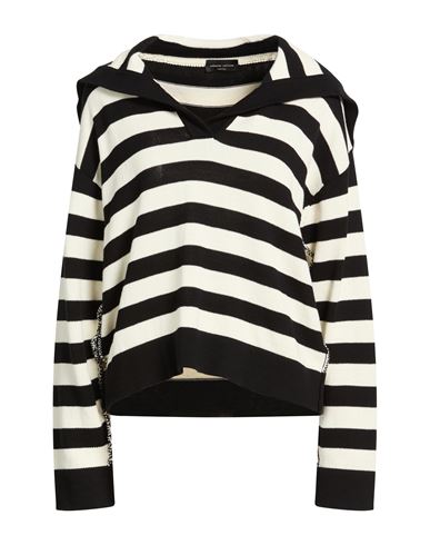 Woman Sweater Black Size L Cotton