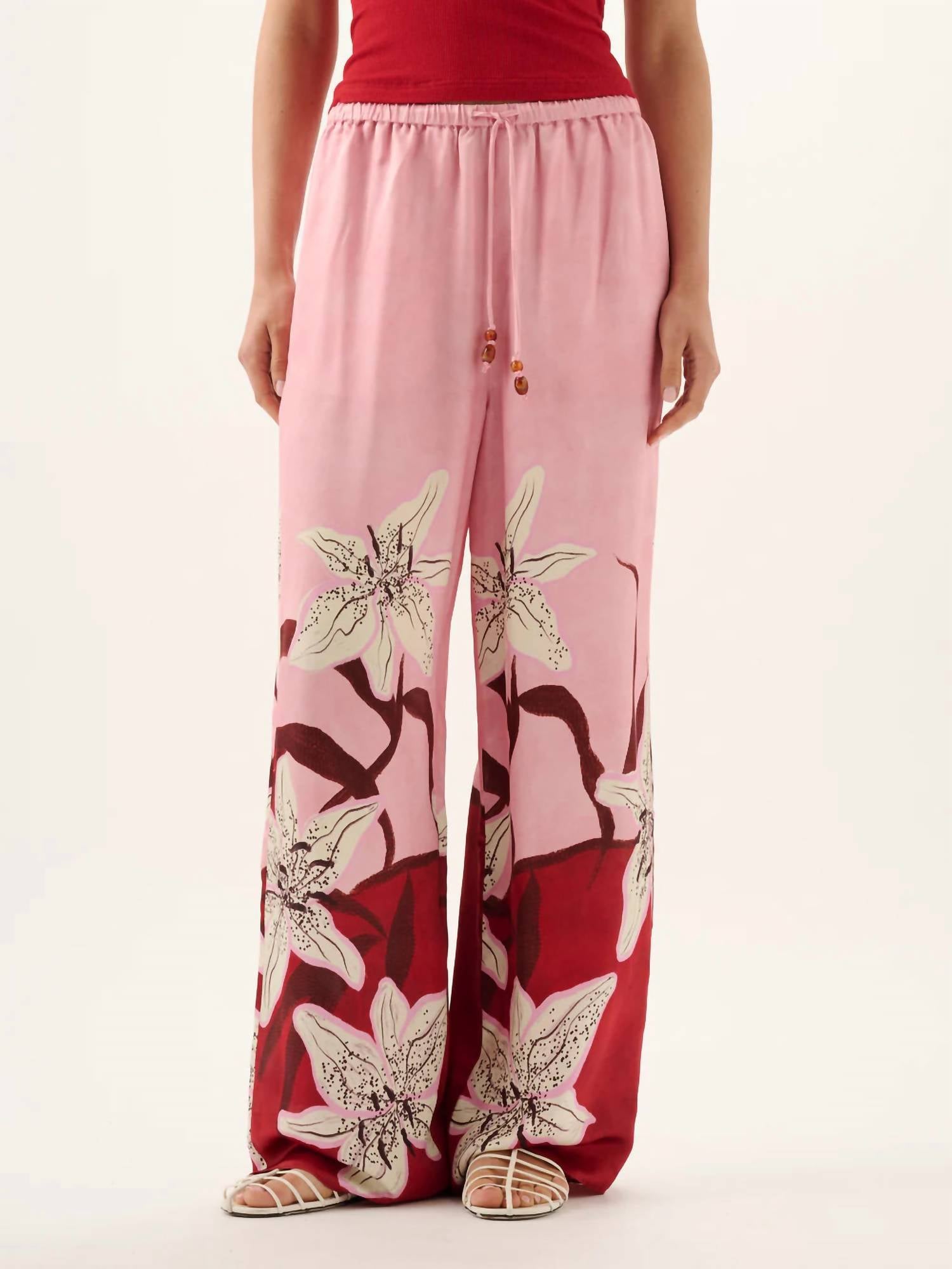 Liliana Miles Pant In Pink