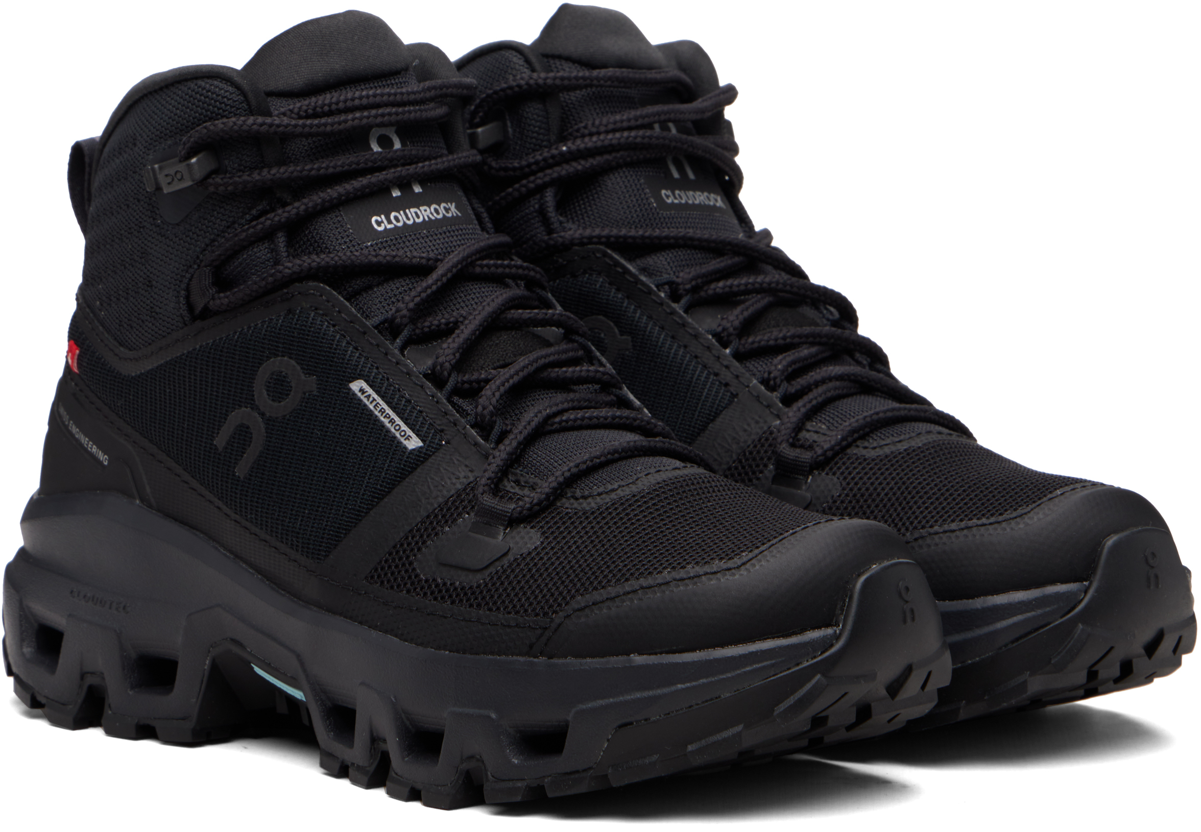 Black Cloudrock Mid Waterproof Sneakers