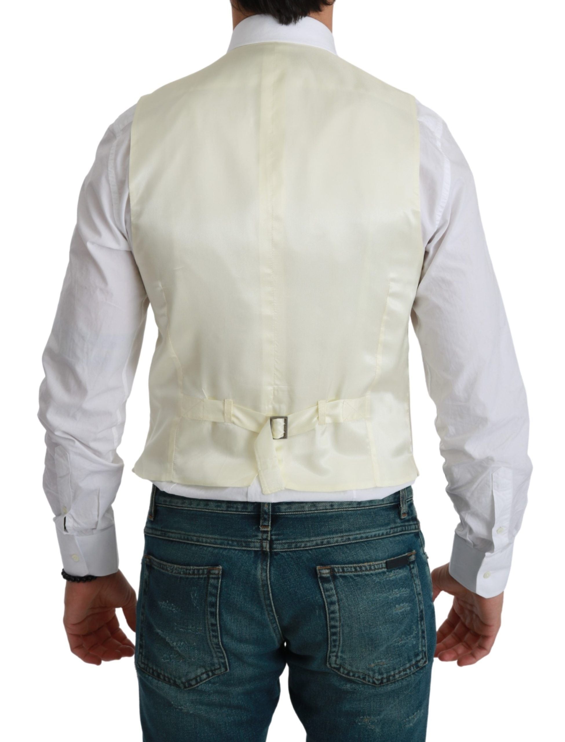 Virgin Wool Vest — Beige