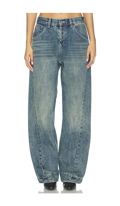NIIHAI Worn Out Jeans in Blue. L. Also in M, S