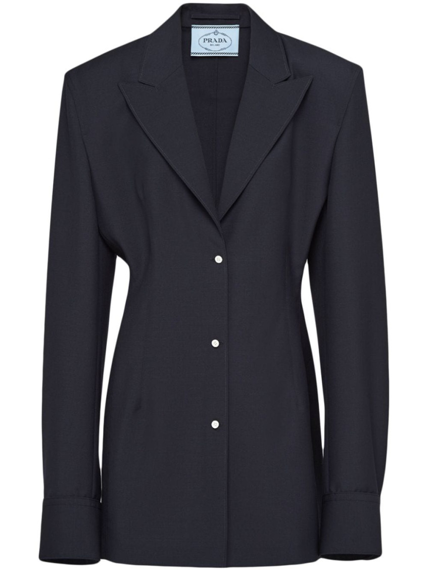 Single-breasted Belted Shirt Jacket