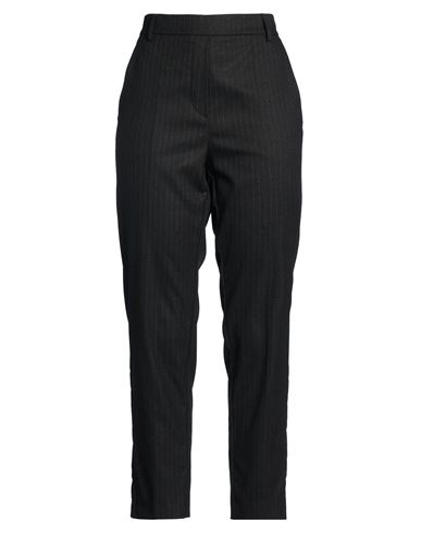 Woman Pants Charcoal Size 12 Polyester, Viscose, Elastane