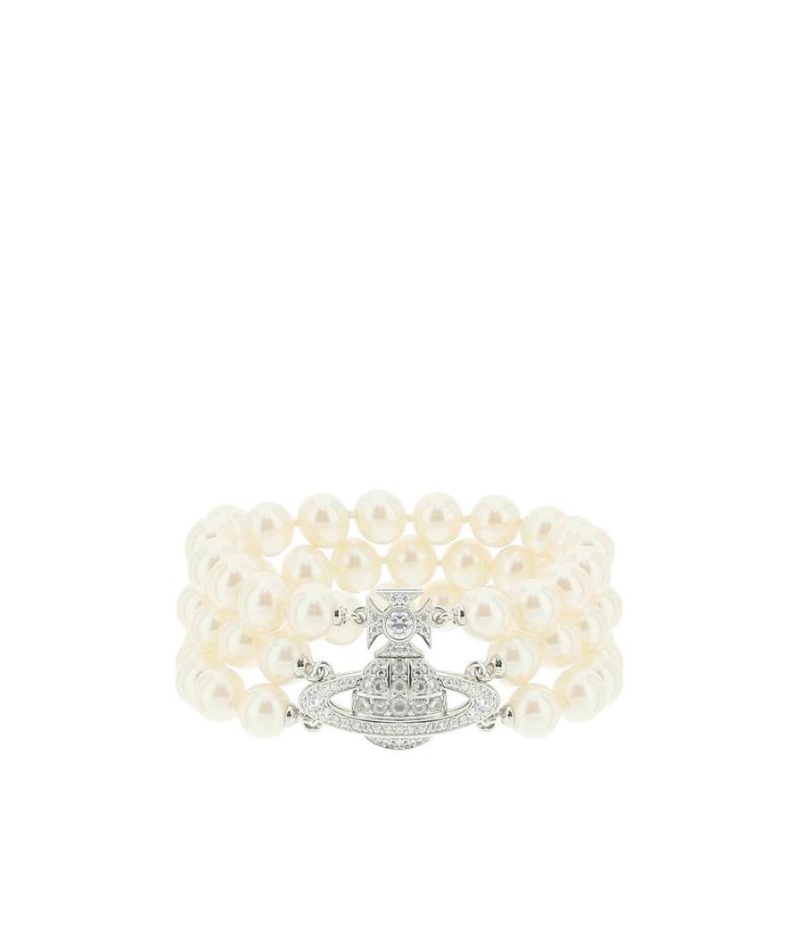 Three-Row Orb Choker Necklace