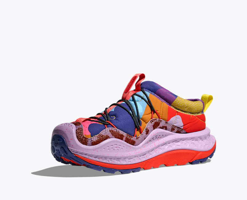 HOKA Ora Primo Studio Proba Shoes in Vermillion Orange/Gold