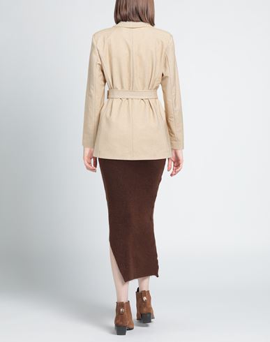 Woman Blazer Beige Size 8 Viscose, Polyester, Polyamide, Elastane