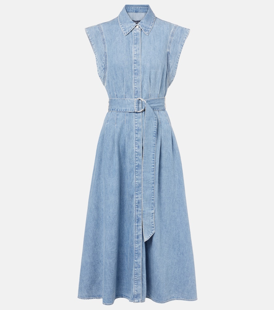 Veronica Beard Fuller denim midi dress