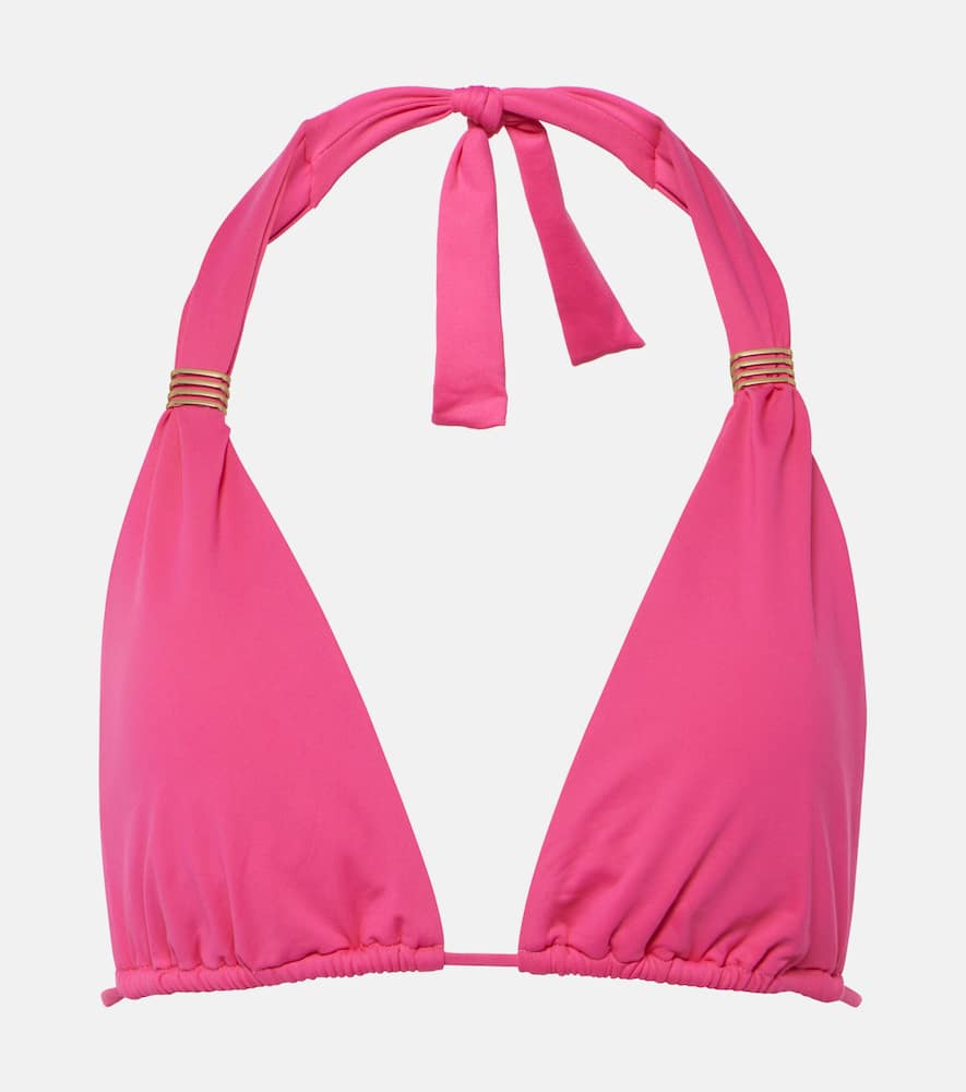Grenada embellished bikini top