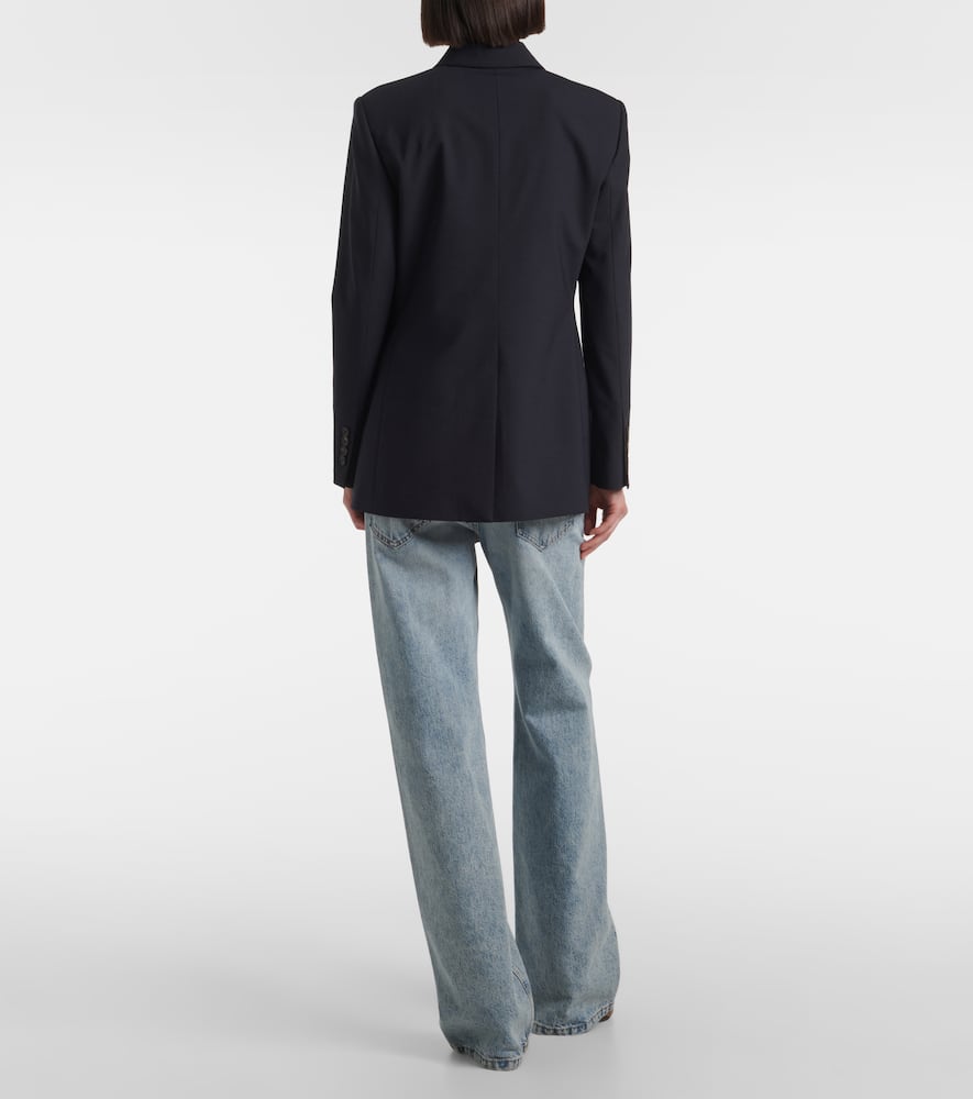 Wool-blend blazer