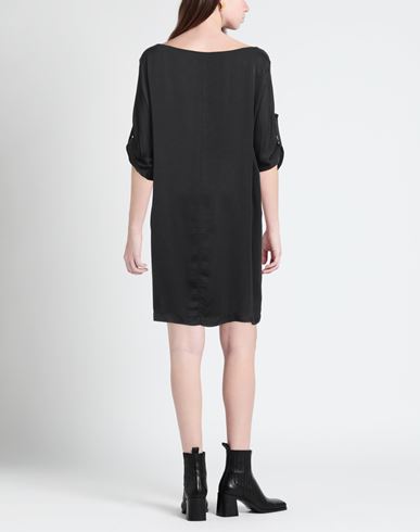 Rossopuro Woman Midi dress Black Size L Viscose