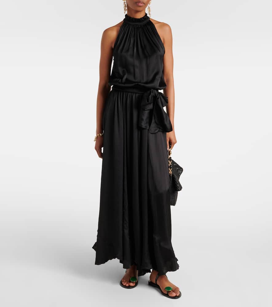 Nina satin gown