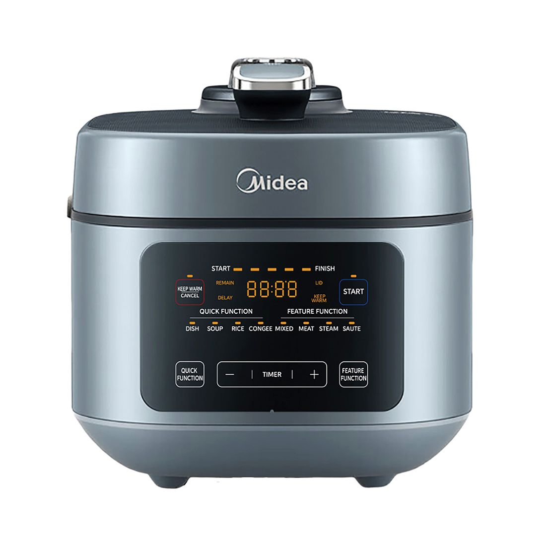 8-in-1 Electric Pressure Cooker with Dual Pots, Multi-Functional Programmable Slow Cooker, Rice Cooker, Steamer, Sauté Pan and More, 5 Quart