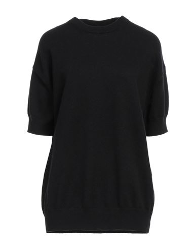 Woman Sweater Black Size 2 Wool, Cashmere