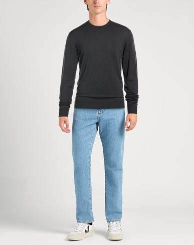 Man Sweater Charcoal Size XL Merino Wool