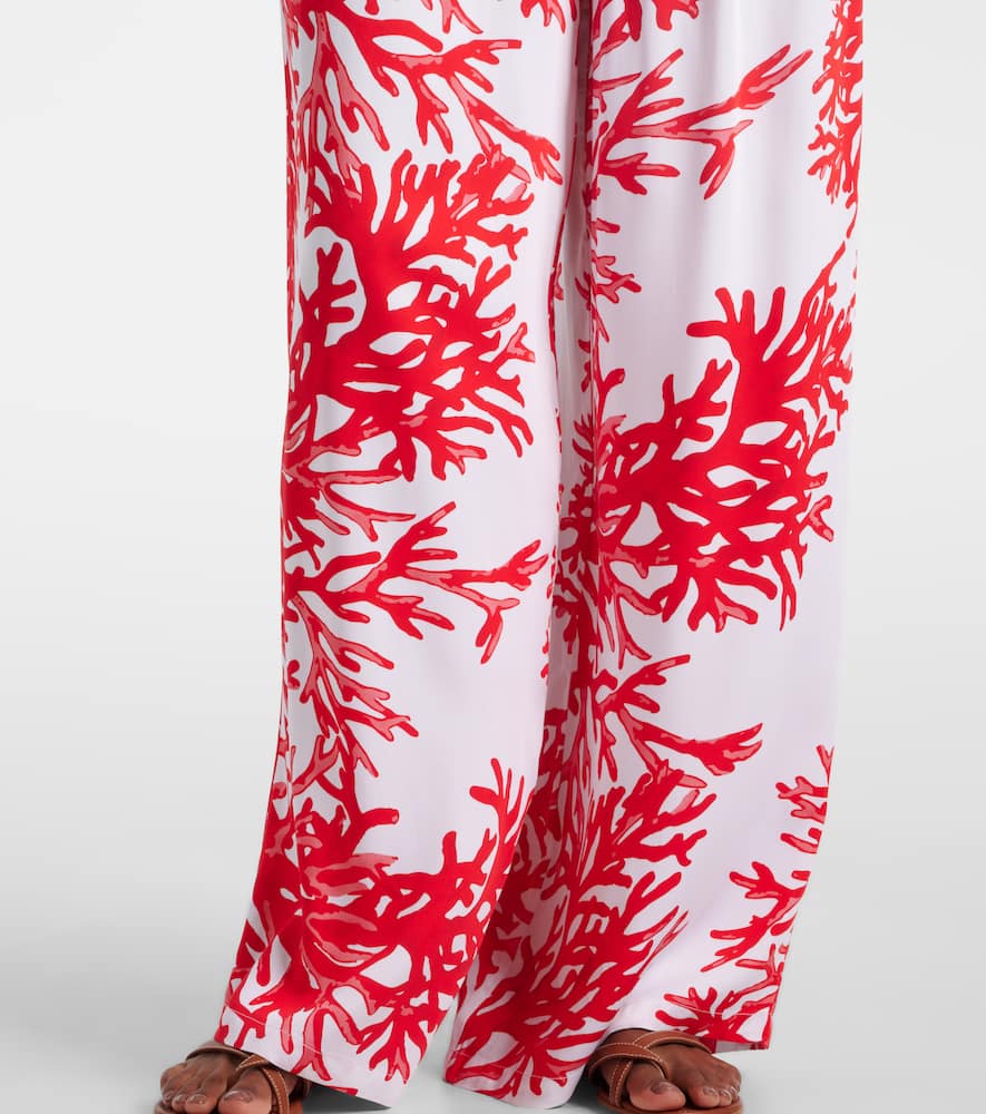 Melissa Odabash Naomi printed strapless jumpsuit