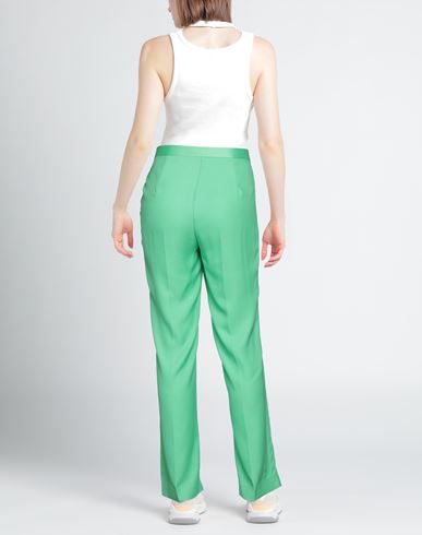 Woman Pants Light green Size 8 Polyester