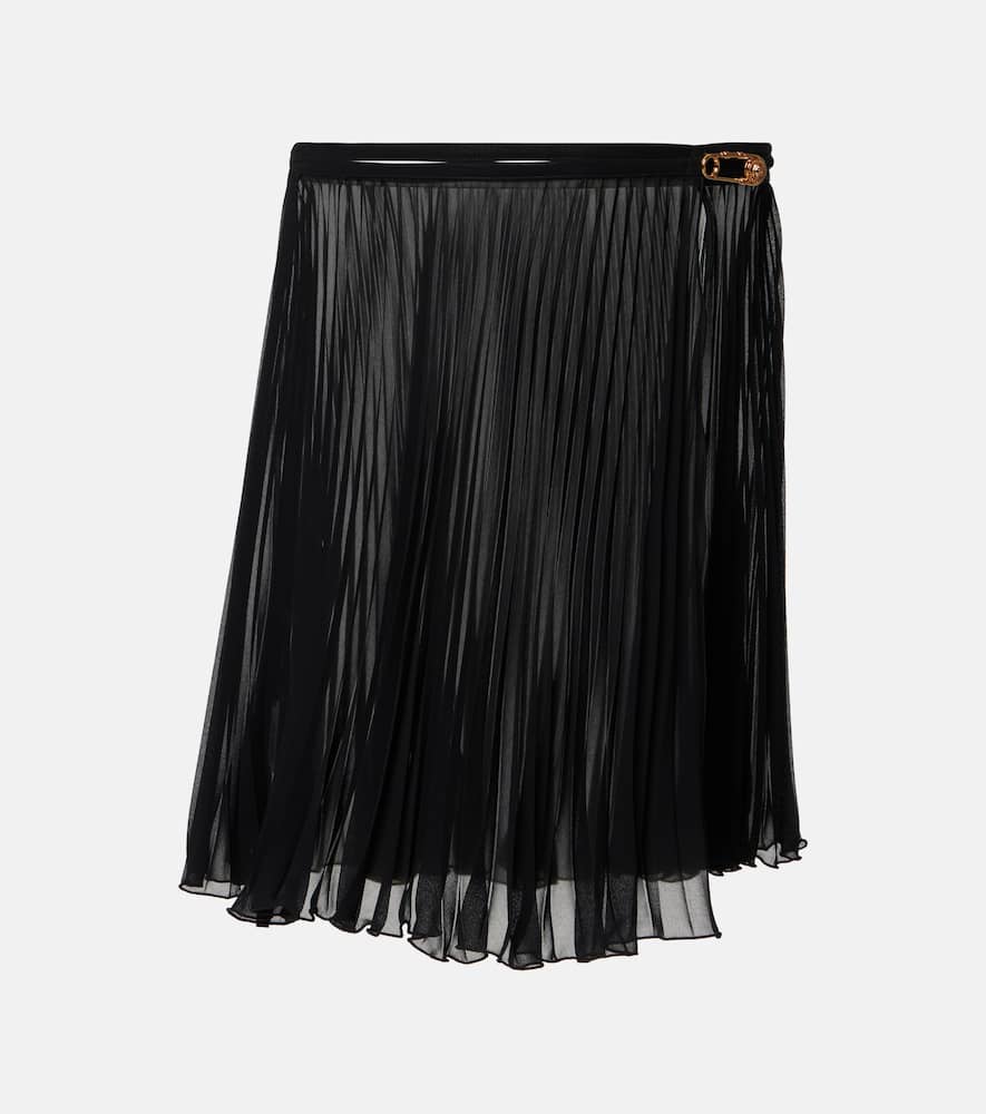Safety Pin pleated beach cover-up