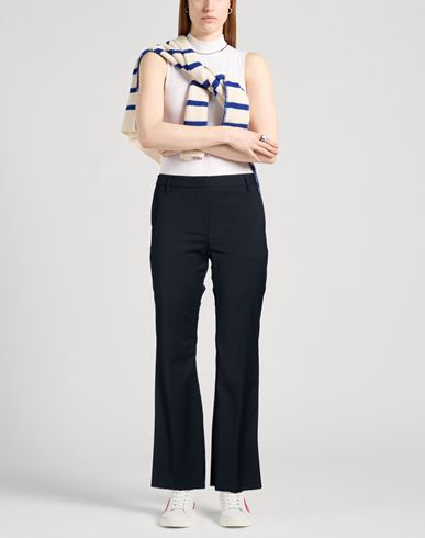 Woman Pants Midnight blue Size 2 Polyester, Virgin Wool, Elastane