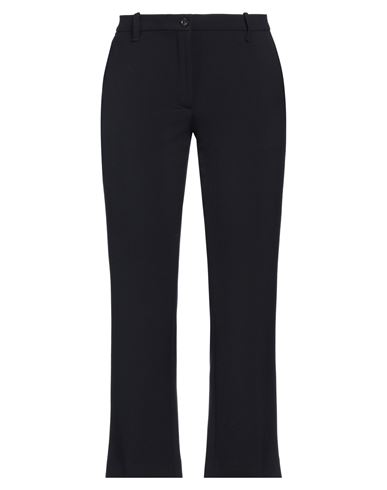 Woman Pants Navy Size L Polyester, Viscose, Elastane