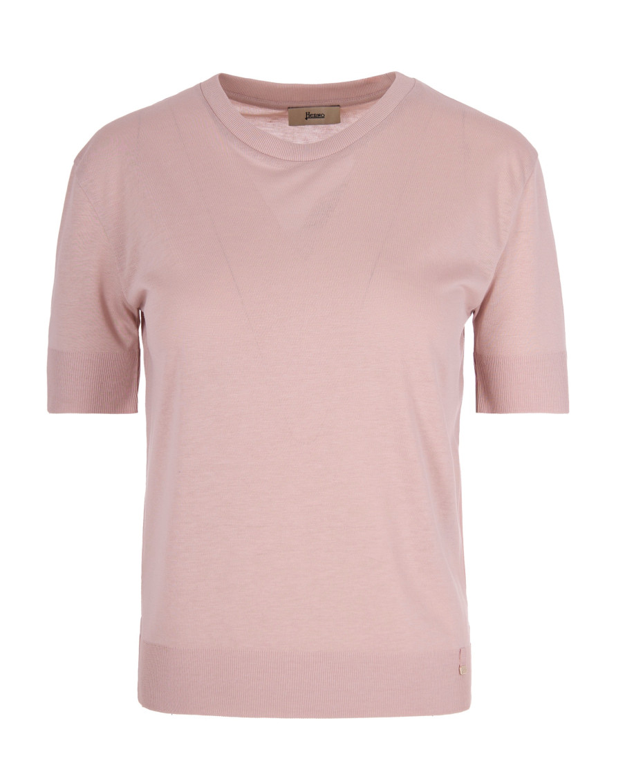 Pink Round Neck T-Shirt