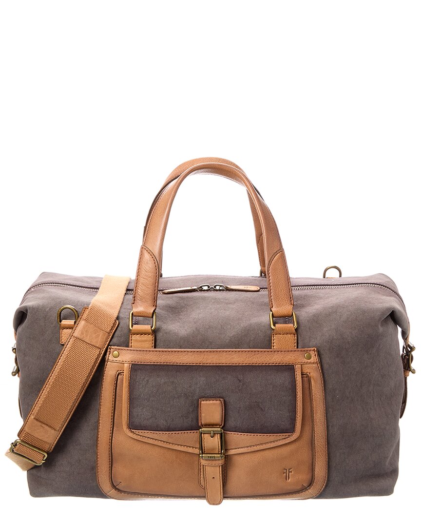 Denver Canvas & Leather Weekender Bag