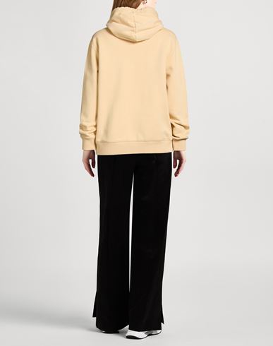 Woman Sweatshirt Sand Size L Cotton, Elastane